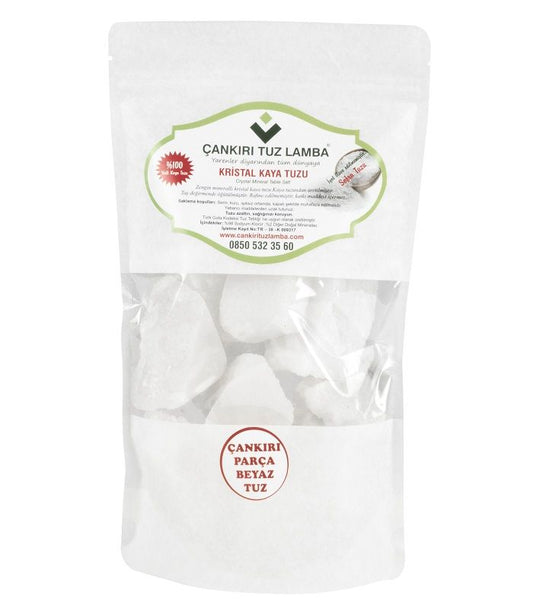 Parça Beyaz Çankırı Kaya Tuzu 1 KG DOĞAL MİNERALLİ KRİSTAL TUZ
